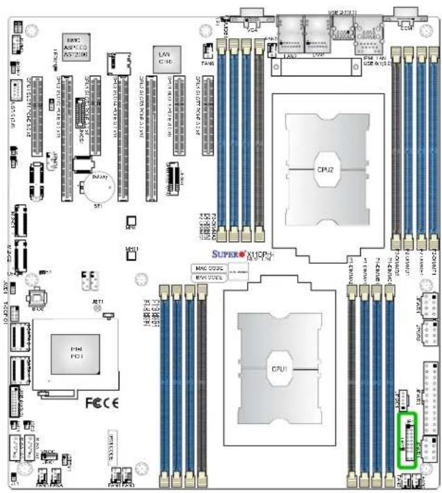Supermicro X11DPH-i - OH/Fan Fail/PWR Fail/UID LED - 1