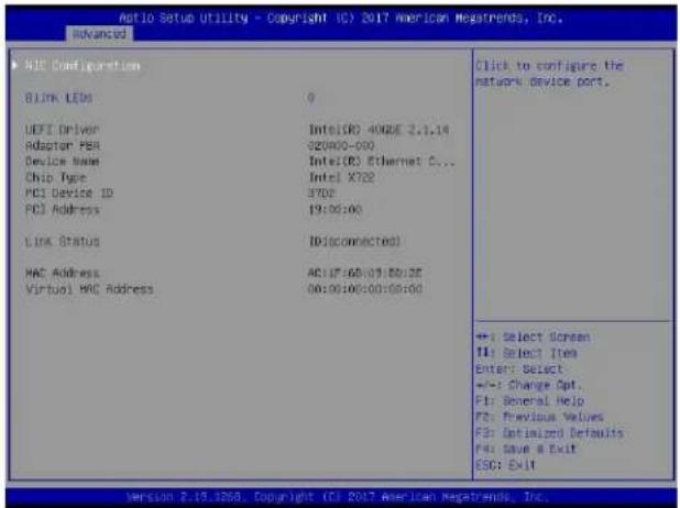 Supermicro X11DPH-i - Onboard LAN1 Option ROM (available when NIC(s) is(are) detected by the system) - 5