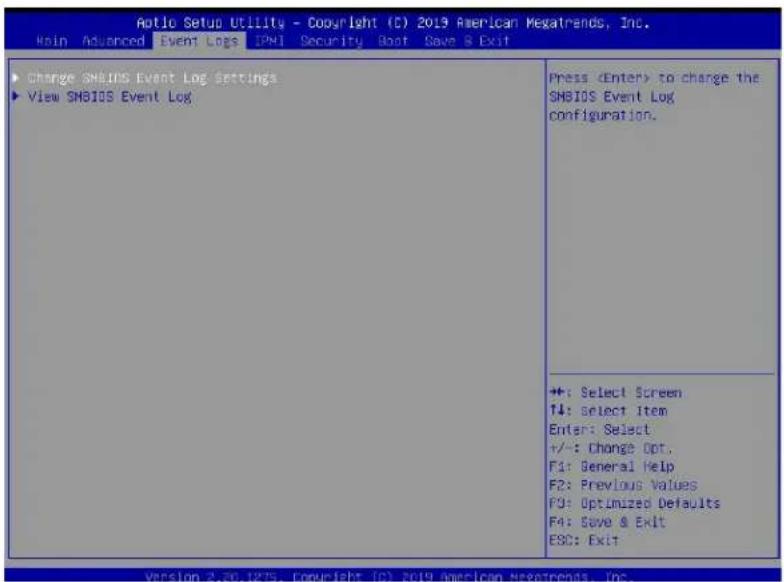 Supermicro X11DPH-i - Event Logs - 2