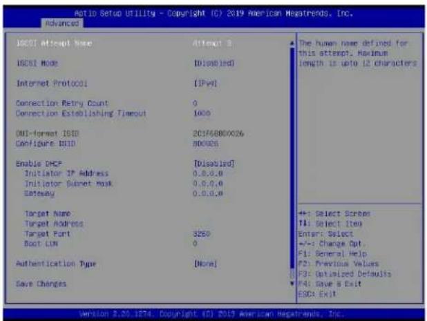 Supermicro X11DPH-i - iSCSI Attempt Name - 1