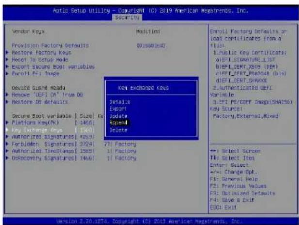 Supermicro X11DPH-i - ▶Key Exchange Key - 2