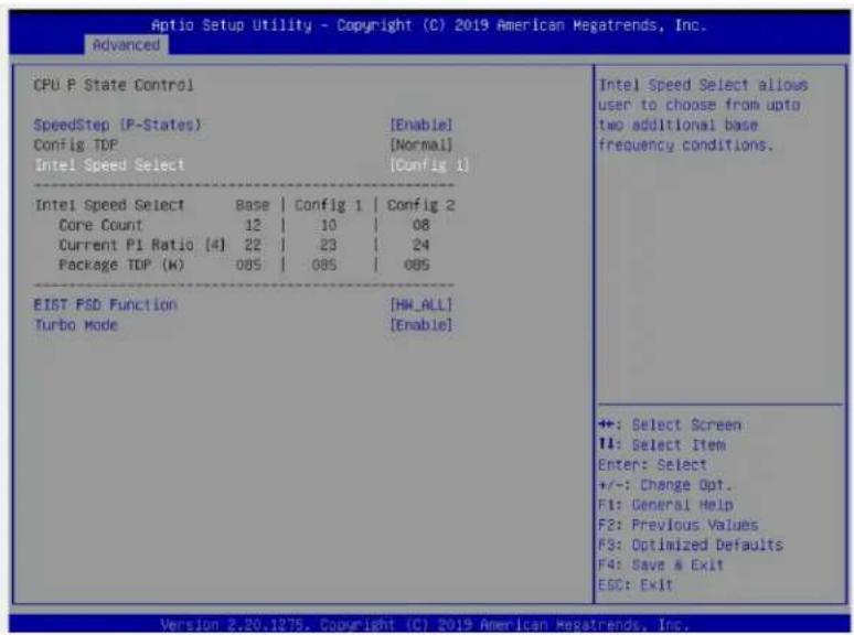 Supermicro X11DPH-i - SpeedStep (P-States) - 1