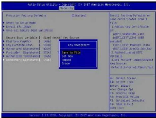 Supermicro X11DPH-i - ▶OsRecovery Signatures - 1