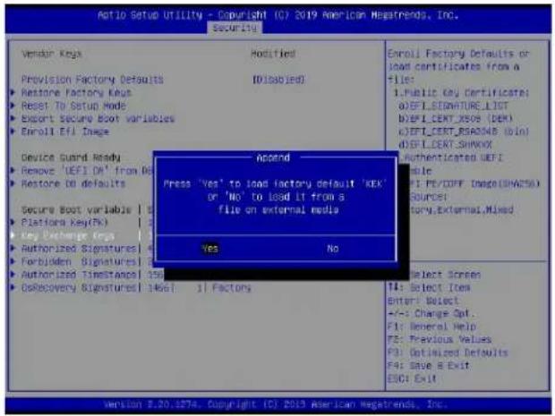 Supermicro X11DPH-i - ▶Key Exchange Key - 3