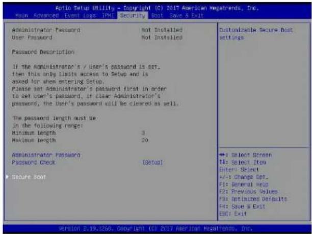 Supermicro X11DPH-i - F.2 Secure Boot/ Secure Boot Mode/ CSM Support Features - 1