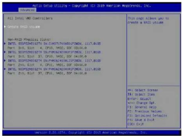 Supermicro X11DPH-i - Enabling a PCI Slot for VMD Support in the BIOS Setup Utility - 6