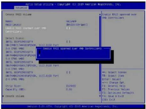 Supermicro X11DPH-i - Enabling RAID Spanned over VMD Controllers - 1