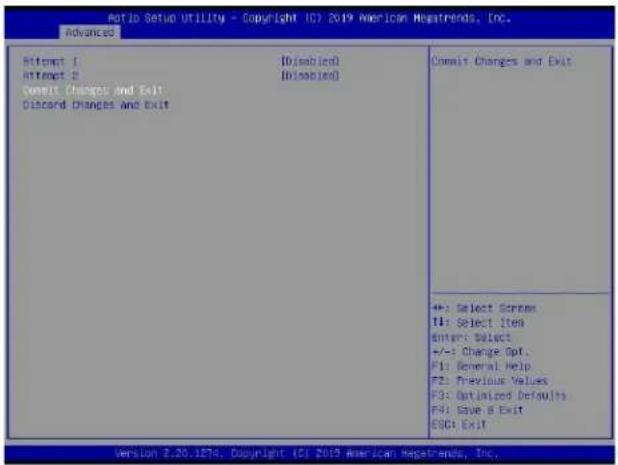 Supermicro X11DPH-i - Commit Changes and Exit - 1