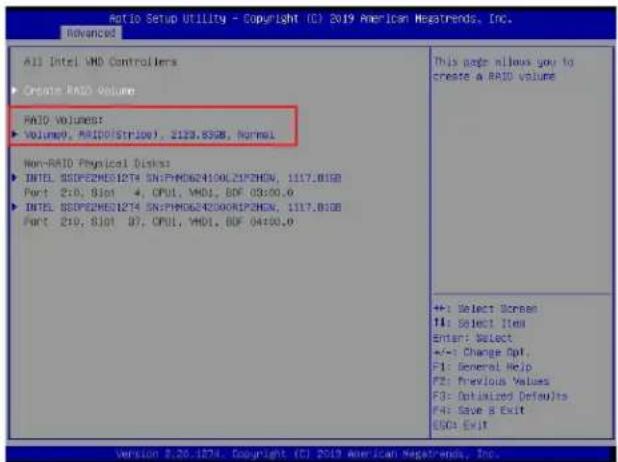 Supermicro X11DPH-i - To Create Volumes - 2