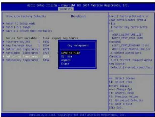 Supermicro X11DPH-i - ▶ Authorized TimeStamps - 1