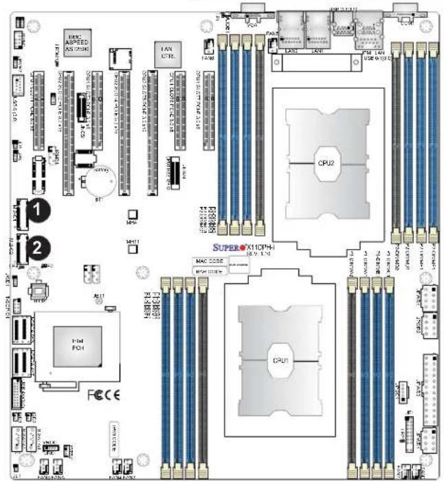 Supermicro X11DPH-i - PCIe M.2 Slots - 3