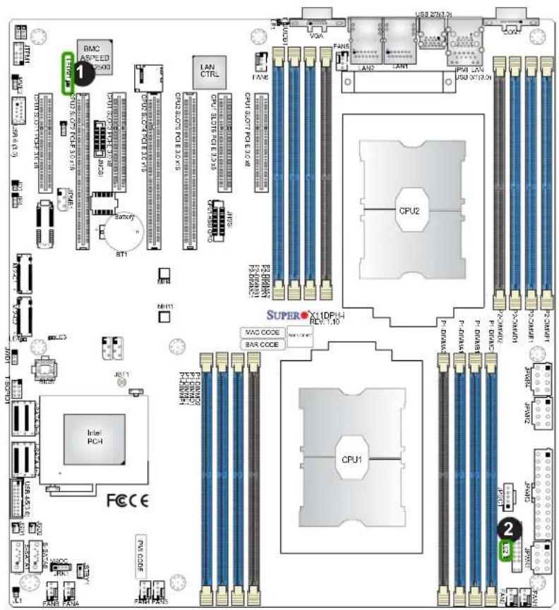 Supermicro X11DPH-i - Onboard Power LED - 1