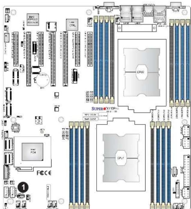 Supermicro X11DPH-i - VROC RAID Key Header - 3