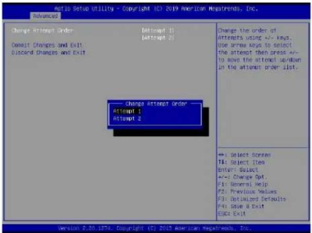 Supermicro X11DPH-i - Change Attempt Order - 1
