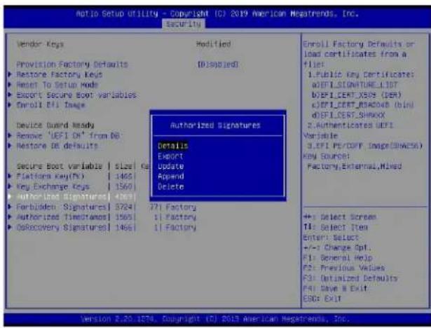 Supermicro X11DPH-i - ▶ Authorized Signatures - 1
