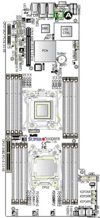 Supermicro X10DRFR - LAN Ports 1/2 Enable - 1
