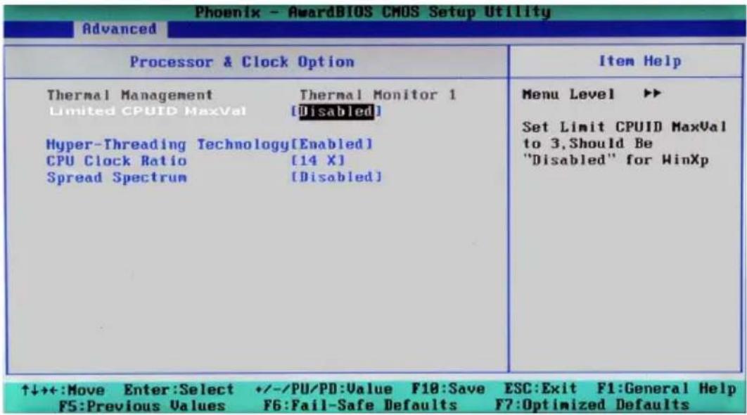 Supermicro P8SCi - 4-4.6 Processor & Clock Options - 1