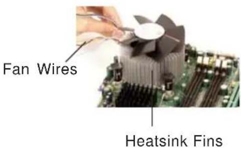 Supermicro P8SCi - Installation of the Heatsink - 2