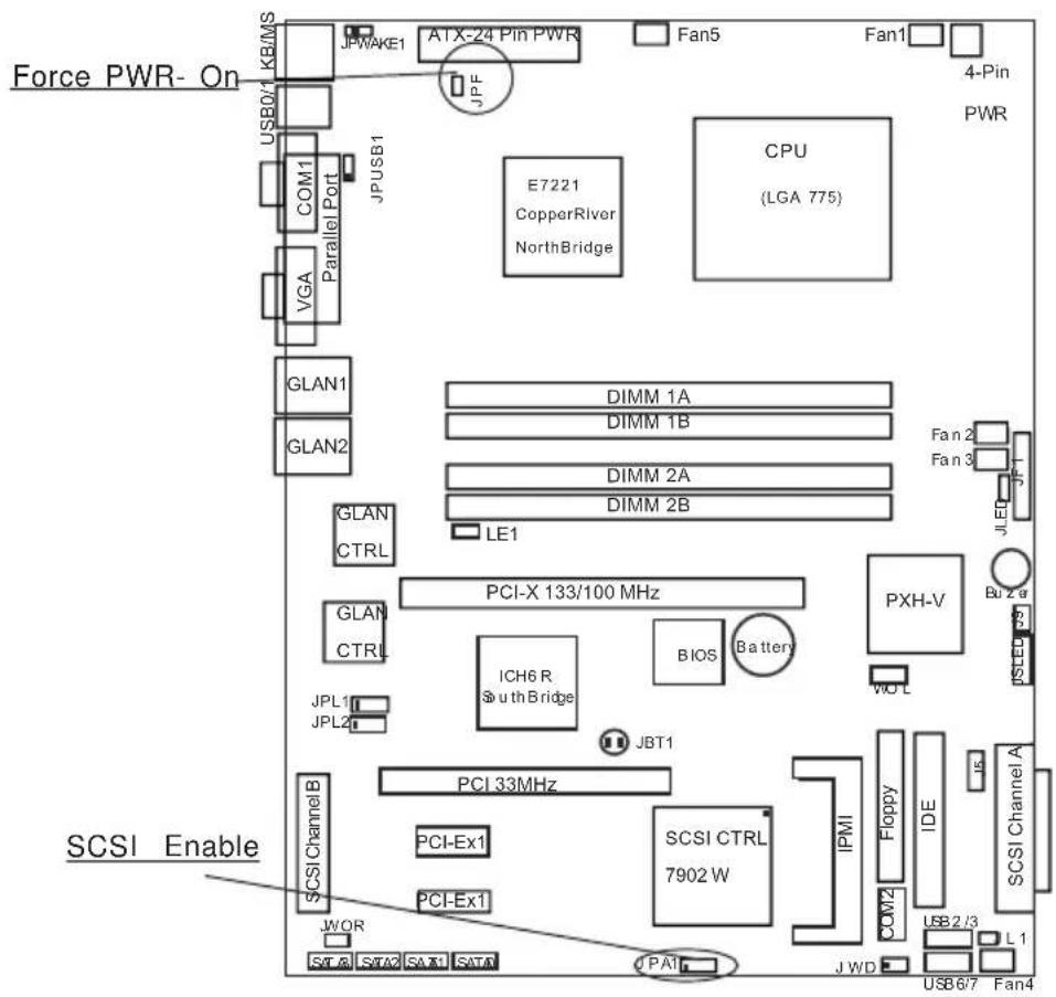 Supermicro P8SCi - SCSI Enable/Disable (\*P8SC8 only) - 1