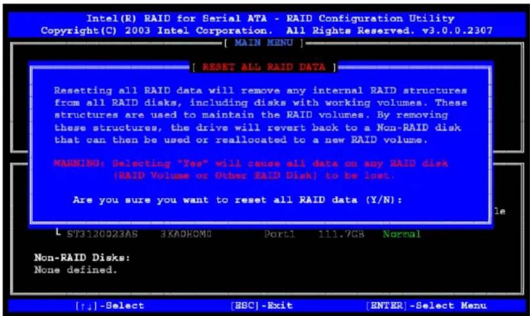 Supermicro P8SCi - Reset Disks to Non-RAID: - 1