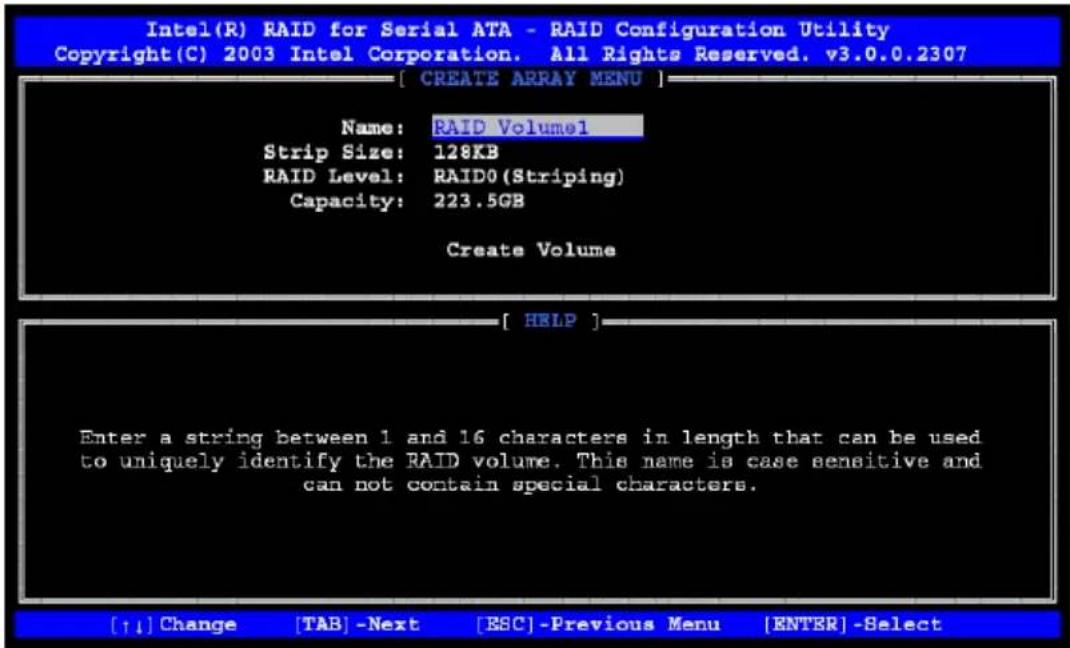 Supermicro P8SCi - Creating RAID Volume: - 1