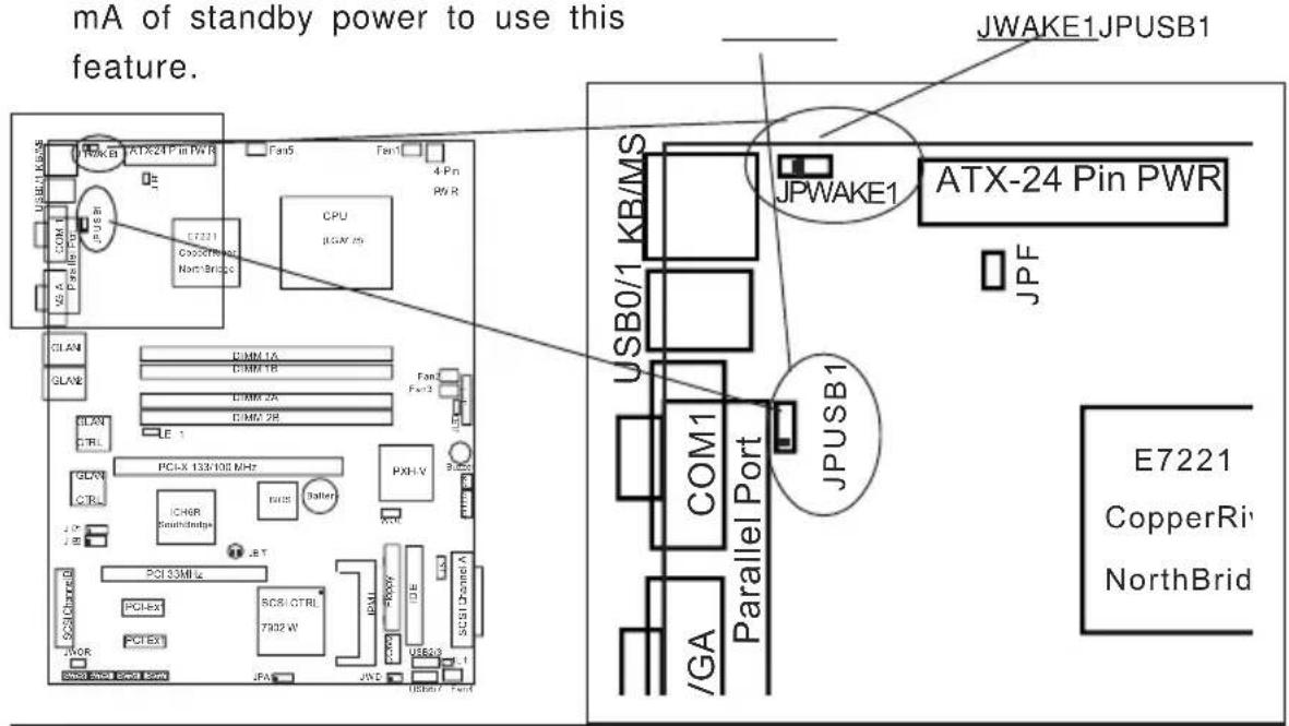 Supermicro P8SCi - Keyboard Wake-Up - 1