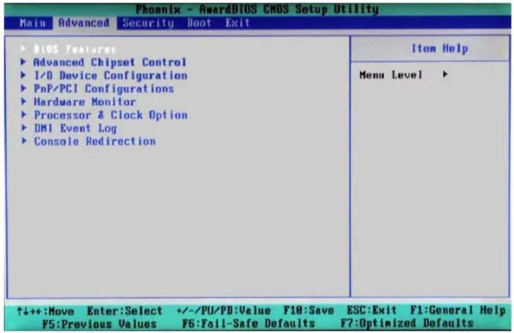 Supermicro P8SCi - 4-4 Advanced BIOS Setup - 1