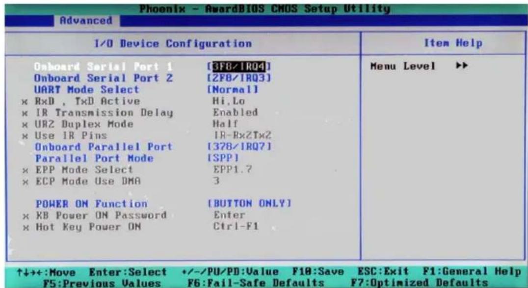 Supermicro P8SCi - 4-4.3 I/O Device Configuration - 1