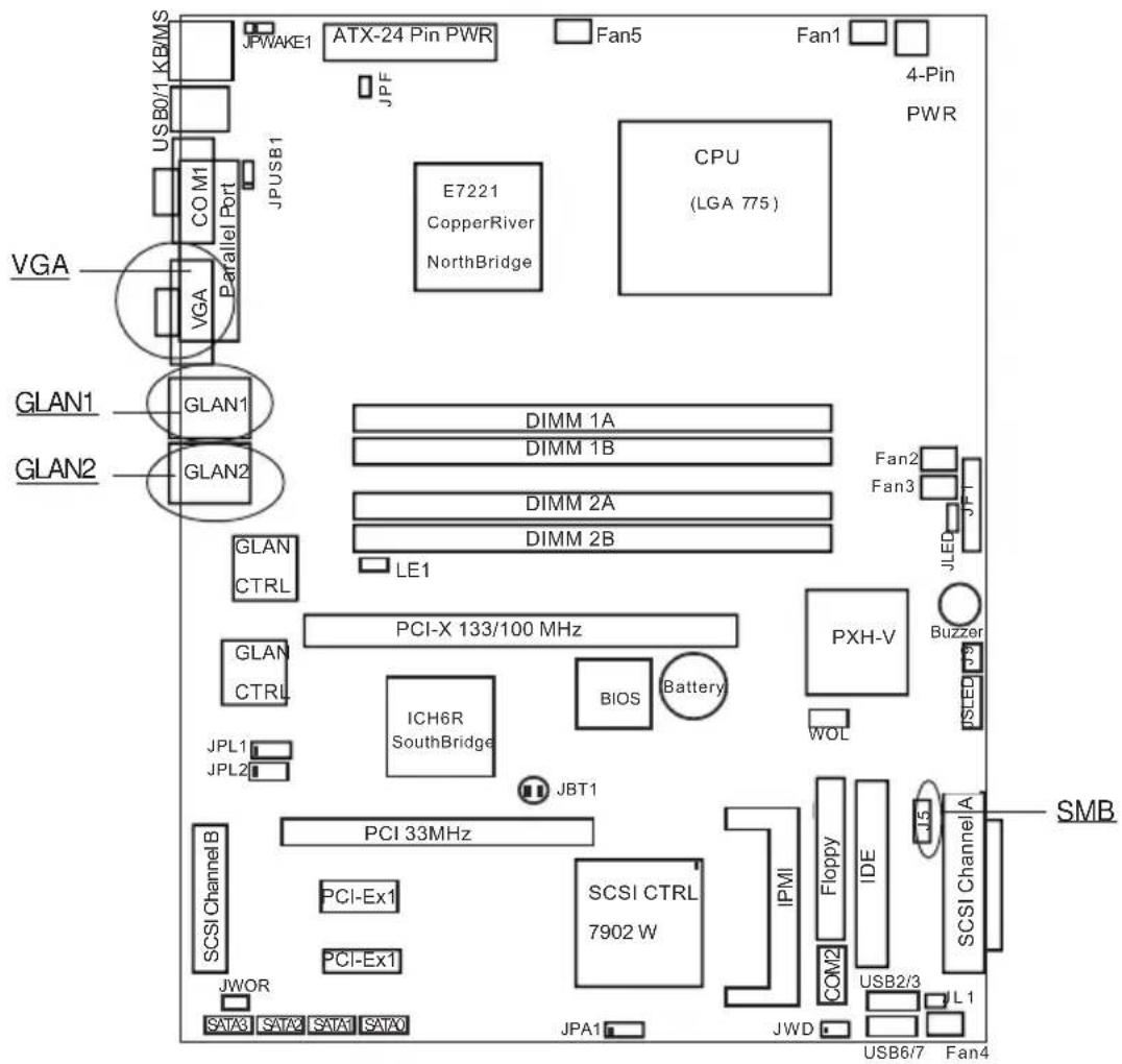 Supermicro P8SCi - SMB Header - 1