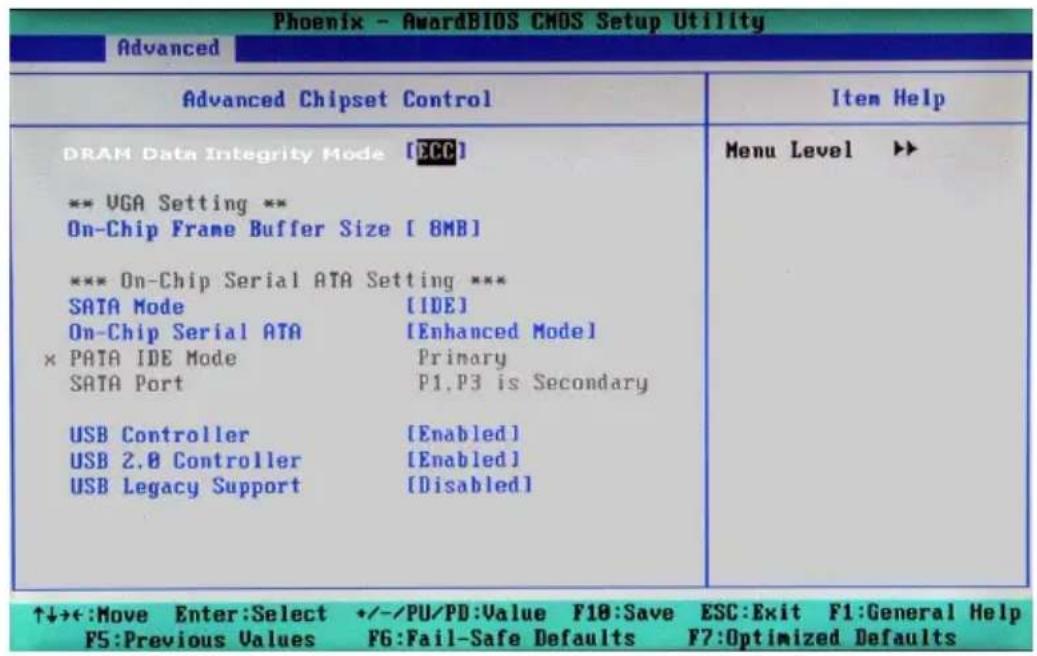 Supermicro P8SCi - 4-4.2 Advanced Chipset Control - 1