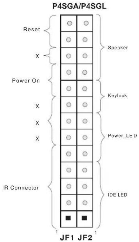 Supermicro P4SGA - Front Control Panel - 1