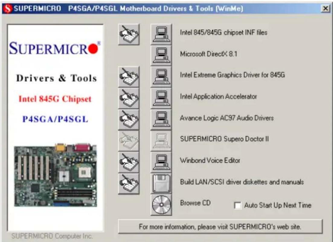 Supermicro P4SGA - 2-9 Installing Software - 1