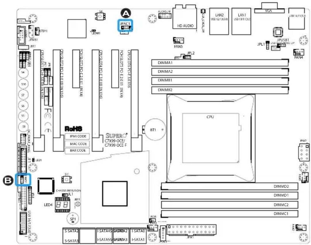 Supermicro C7X99-OCE-F - Watch Dog Enable/Disable - 1