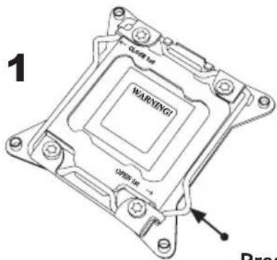 Supermicro C7X99-OCE-F - Installing the Processor - 2