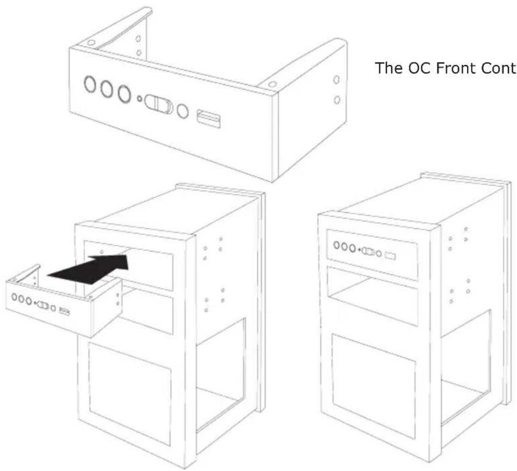 Supermicro C7X99-OCE-F - Installing the OC Front Control Panel - 1