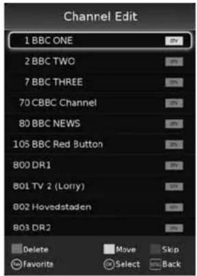 SHARP LC-49CFF5001K - CHANNEL MENU - 3