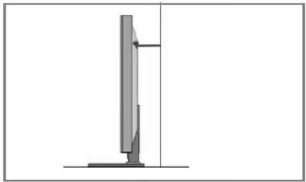 SHARP LC-49CFF5001K - Securing the TV to a wall with anti-tip straps - 2