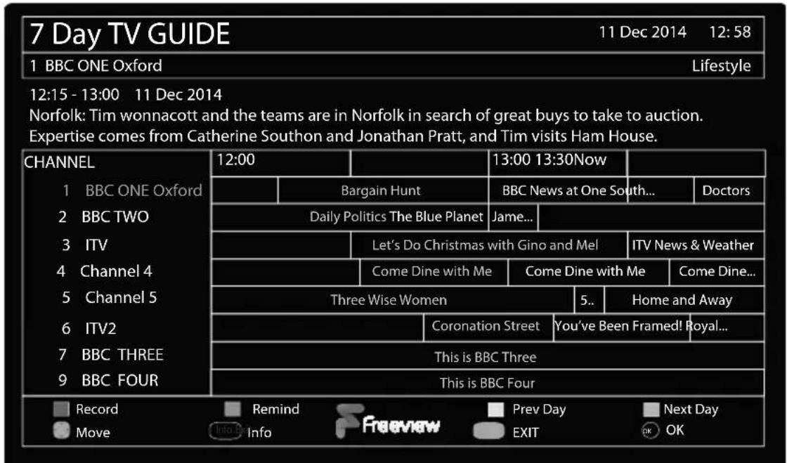 SHARP LC-49CFF5001K - DAY TV GUIDE - 1