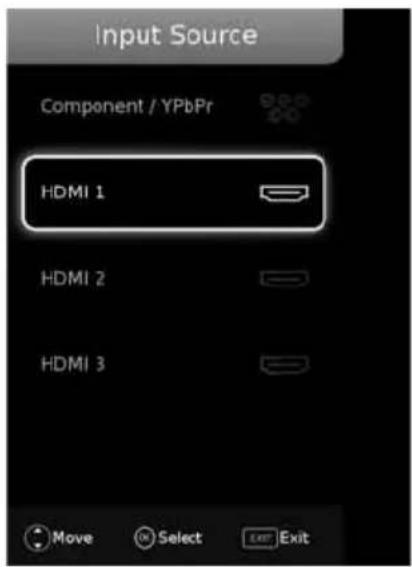 SHARP LC-49CFF5001K - Choosing Mode Input/Source - 1