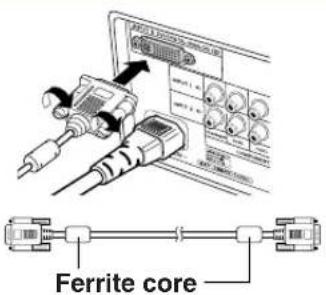 Ferrite core