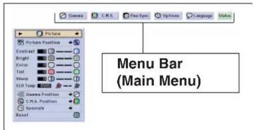 Menu Bar (Main Menu)