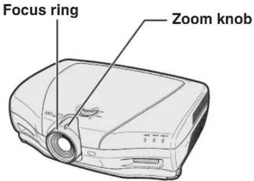 Focus ring Zoom knob