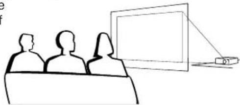 SHARP XV-Z12000 - Projection from behind the screen - 1
