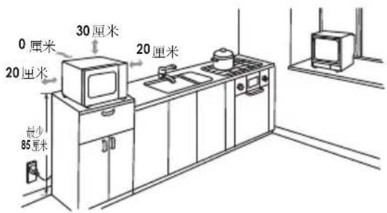 0 厘米 20 厘米 30 厘米 20 厘米 最少 85 厘米