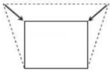 SHARP PG-F310X - Correct trapezoidal distortion - 5
