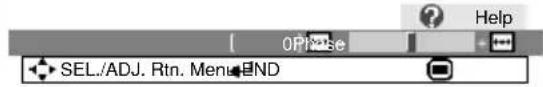 SHARP PG-F310X - Press ◀ or ▶ to adjust. - 1