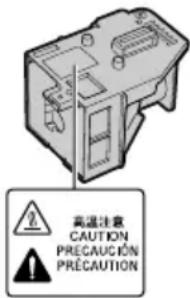 SHARP PG-F310X - Caution concerning the lamp unit - 1