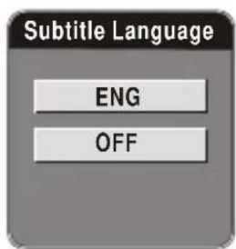 Subtitle Language ENG OFF