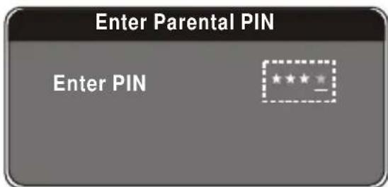 Enter Parental PIN Enter PIN ★★★_