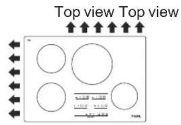 Thor HIC3601 - Cooktop ventilation areas - DO NOT OBSTRUCT! - 1